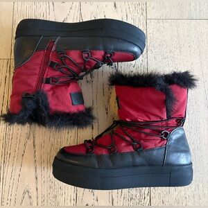 RUDSAK Red and Black Winter Boots